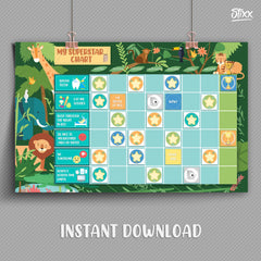 Children´s Reward Chart  - FOREST