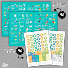 Children´s Reward Chart  - FOREST