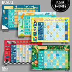 Children´s Reward Chart - BOY´S BUNDLE